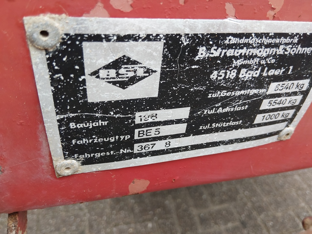Strautmann BE5 Mestverspreider 5 ton