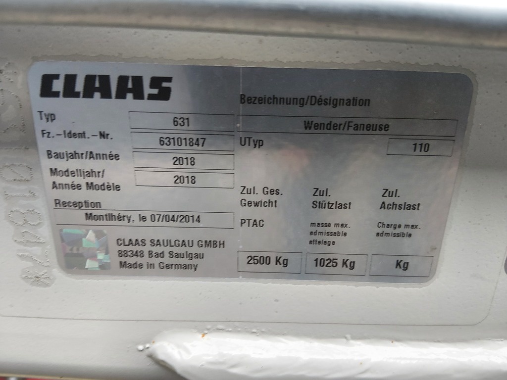 Claas Volto 1300T  Schudder