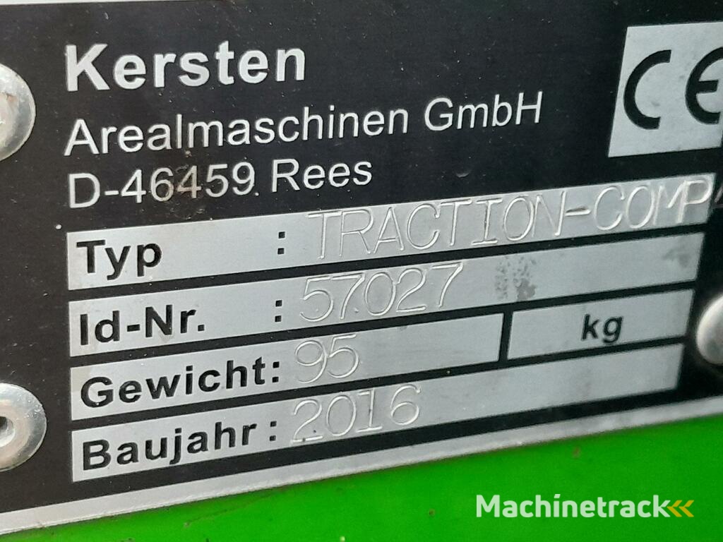 Kersten Traction Compact met onkruidbrander