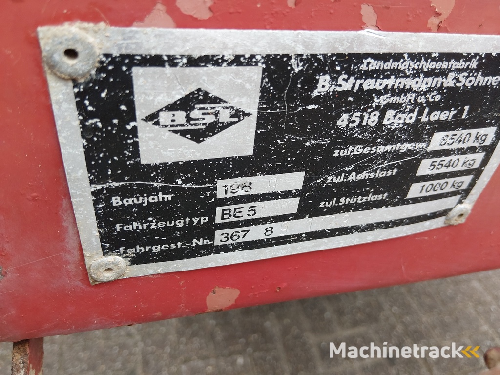 Strautmann BE5 Mestverspreider 5 ton