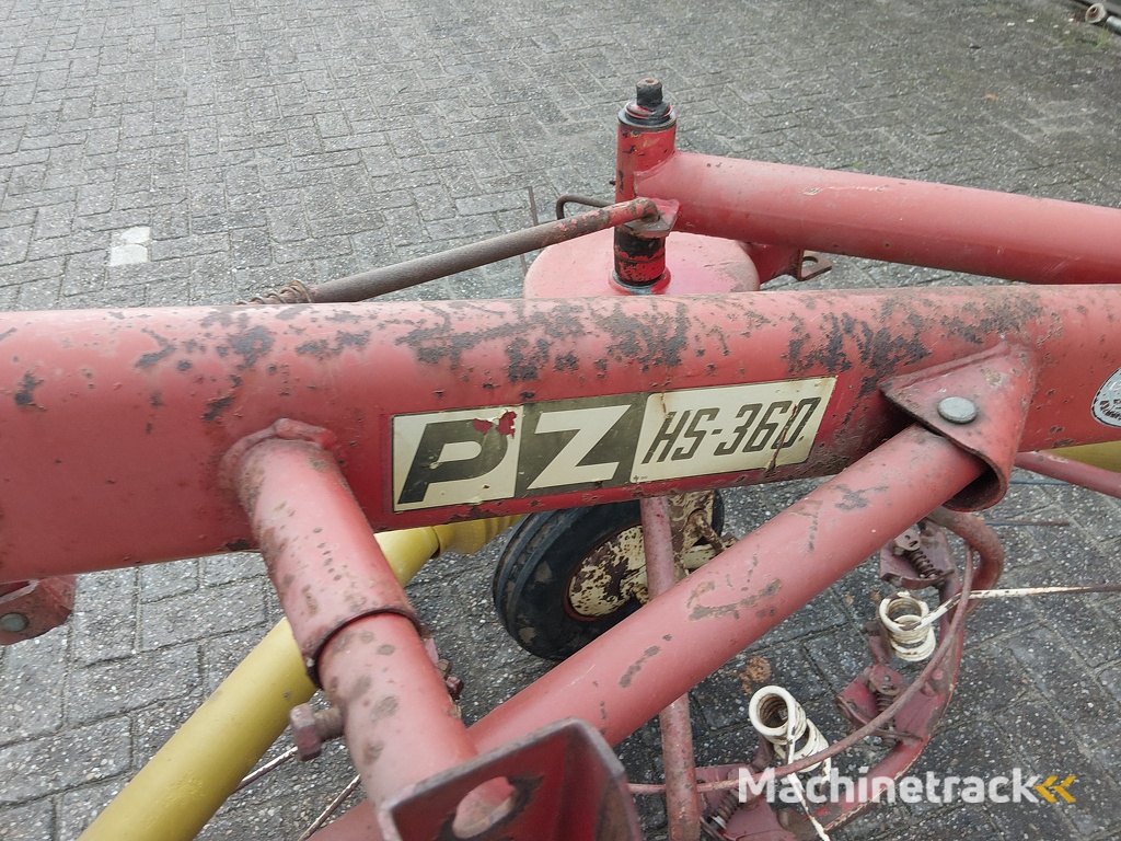 PZ HS 360 Schudder / Hark Combinatie
