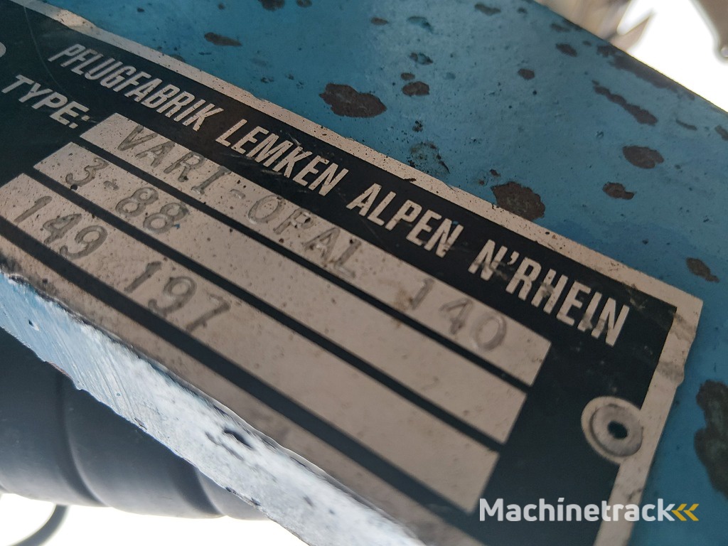 Lemken Vari-opal 140 4 schaar ploeg