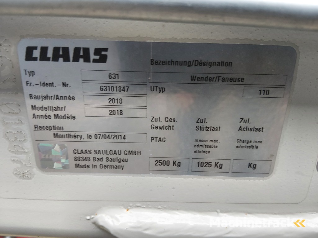 Claas Volto 1300T  Schudder