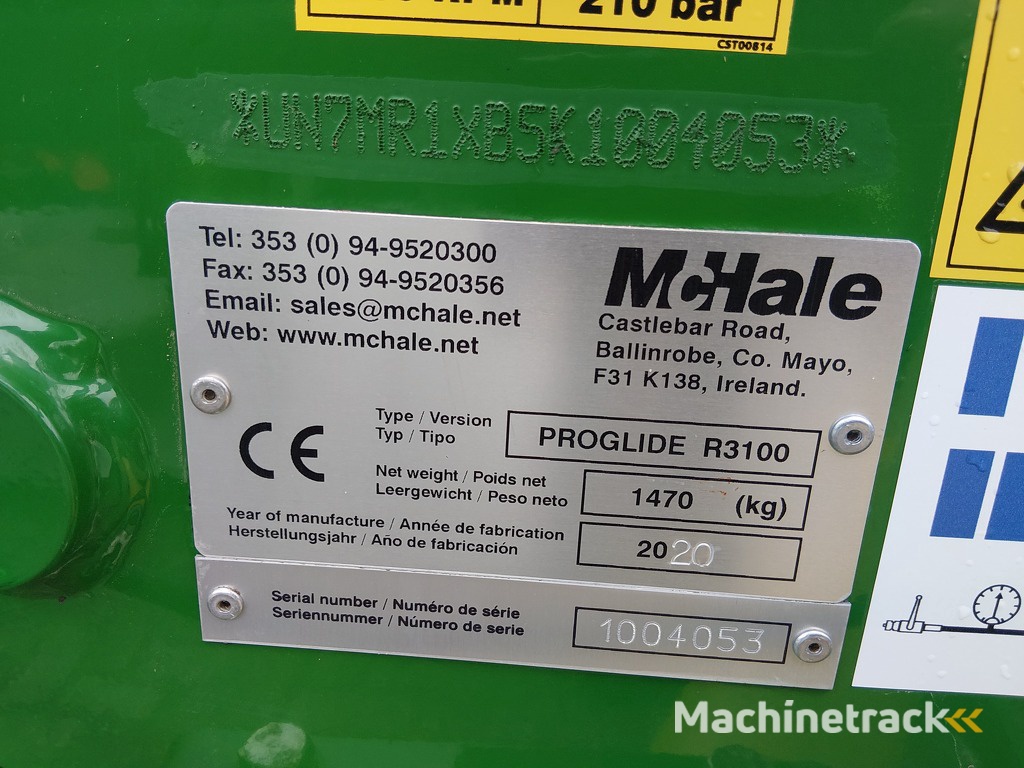 McHale Proglide F3100 + R3100 Maaiers