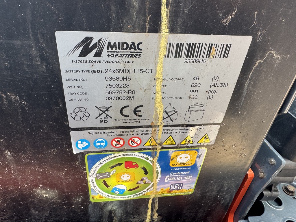 Toyota 8FBM20T Triplo 470 Freelift / Sideshift Elektrisch 2017 6145Hours