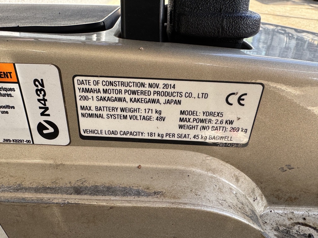 Yamaha Golfkar Golfcar Elektrisch 2 Zits 2014 Inc Lader