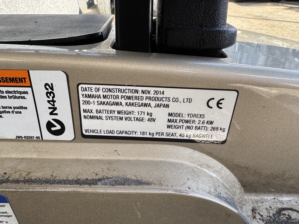 Yamaha Golfkar Golfcar Elektrisch 2 Zits 2014 Inc Lader