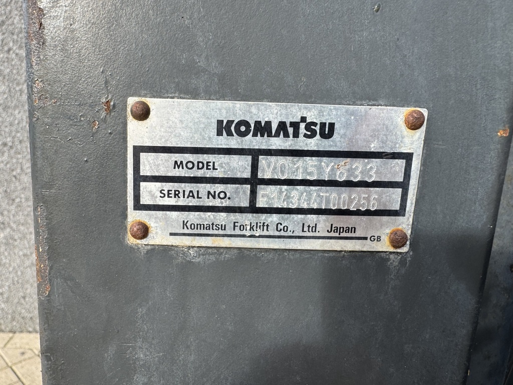 Komatsu FG15HT-20R Duplo 325 Sideshift / Vorkversteller LPG 2006