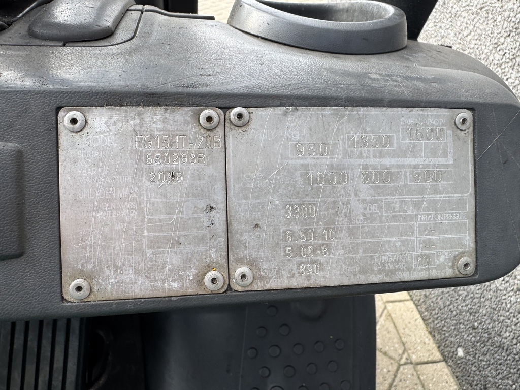 Komatsu FG15HT-20R Duplo 325 Sideshift / Vorkversteller LPG 2006