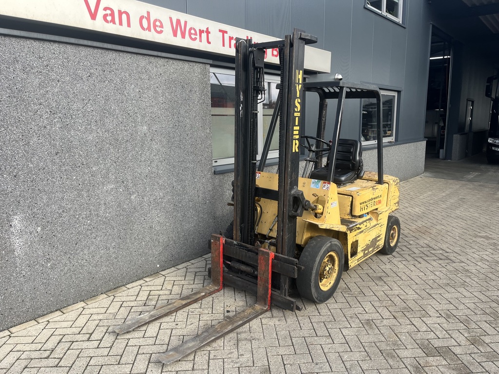 heftruck forklift HYSTER H2.50XL duplo355 sideshift ISUZU DIESEL