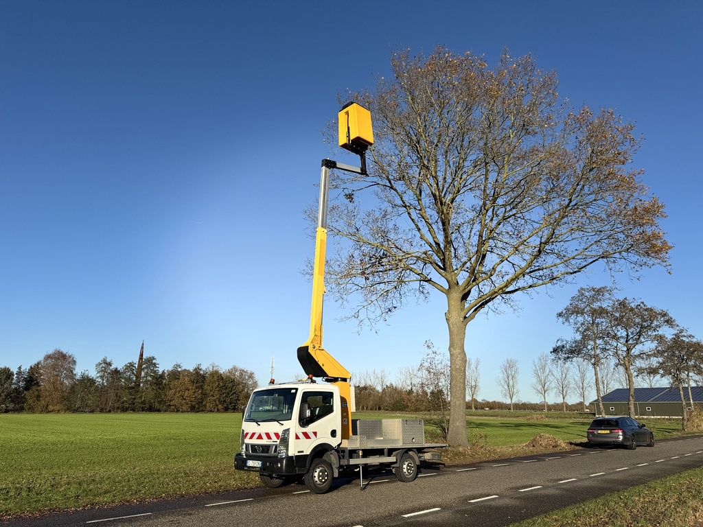 Nissan Cabstar KLUBB K26 Arbeitsbuhne Autohoogwerker 11.8mtr werkhoogte 2017 29dkm 1630uur