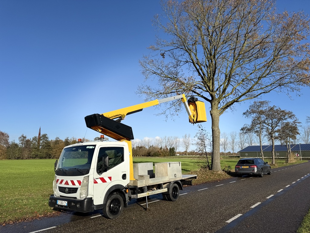 Renault Maxity  Arbeitsbuhne Autohoogwerker 11mtr werkhoogte 2013 67dkm 2400uur