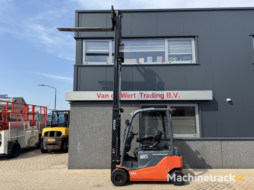 Toyota 8FBM20T Triplo 470 Freelift / Sideshift Elektrisch 2017 6535Hours