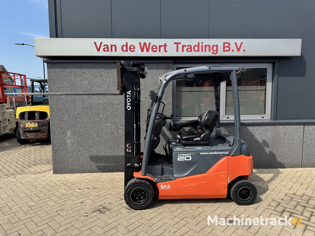 Toyota 8FBM20T Triplo 470 Freelift / Sideshift Elektrisch 2017 6535Hours