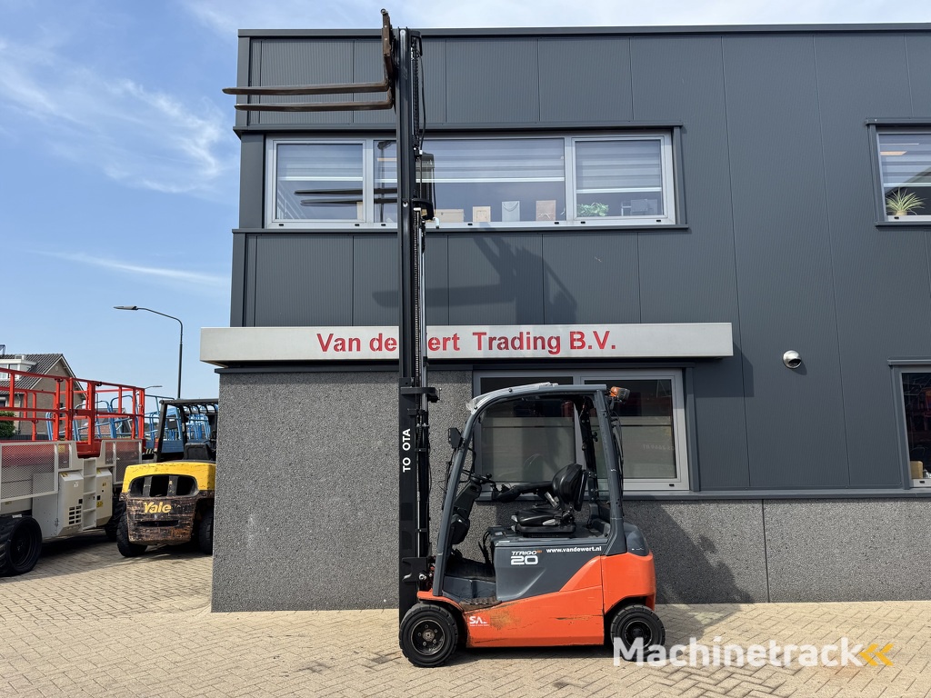 Toyota 8FBM20T Triplo 470 Freelift / Sideshift Elektrisch 2017 6145Hours