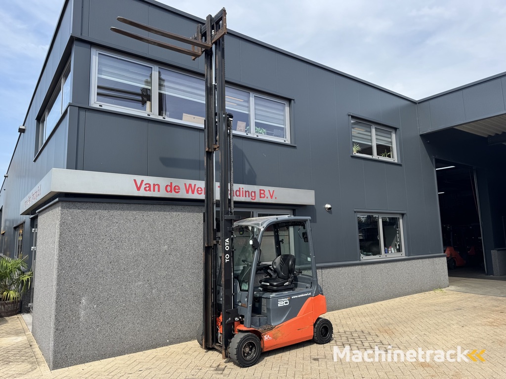 Toyota 8FBM20T Triplo 470 Freelift / Sideshift Elektrisch 2017 6145Hours