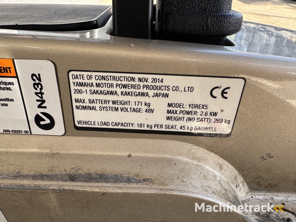 Yamaha Golfkar Golfcar Elektrisch 2 Zits 2014 Inc Lader