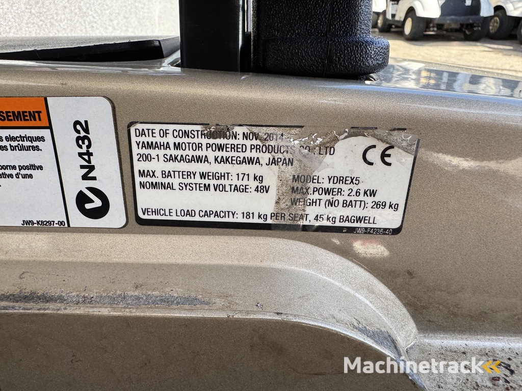 Yamaha Golfkar Golfcar Elektrisch 2 Zits 2014 Inc Lader