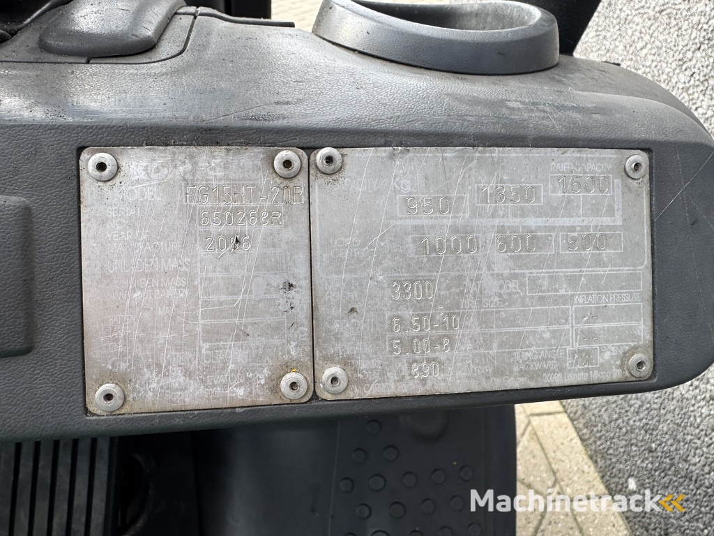 Komatsu FG15HT-20R Duplo 325 Sideshift / Vorkversteller LPG 2006