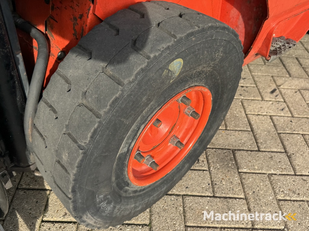 Linde H25D-02 Triplo 640 Freelift / Sideshift / 4e functie Diesel 1995