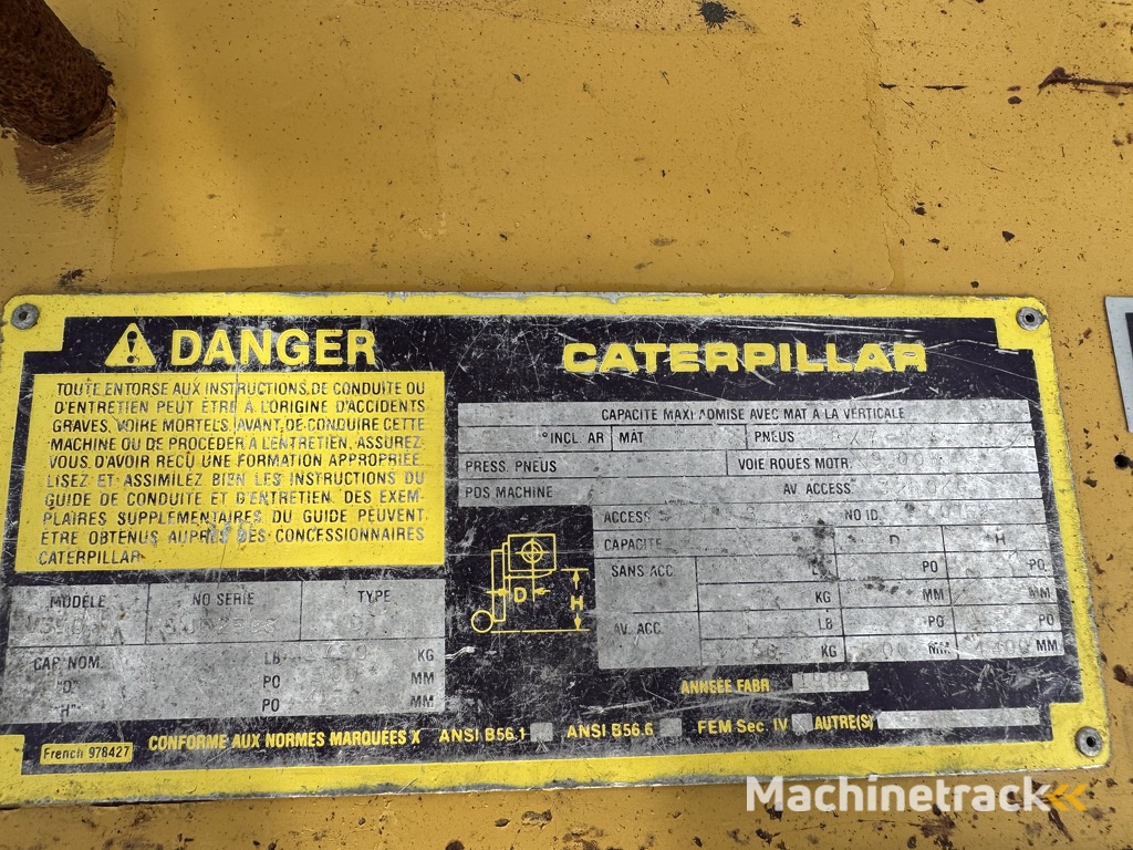 Caterpillar V35D Triplo 430 Freelift / Sideshift Diesel