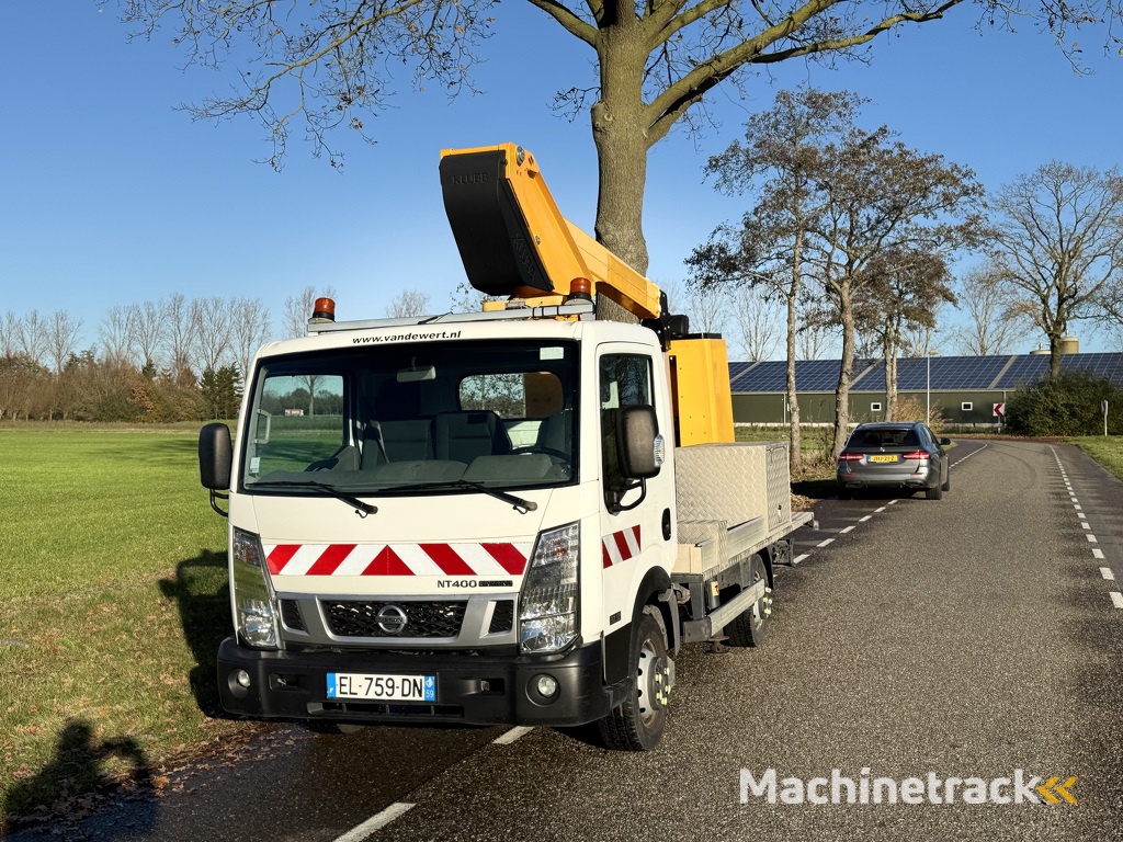 Nissan Cabstar KLUBB K26 Arbeitsbuhne Autohoogwerker 11.8mtr werkhoogte 2017 29dkm 1630uur