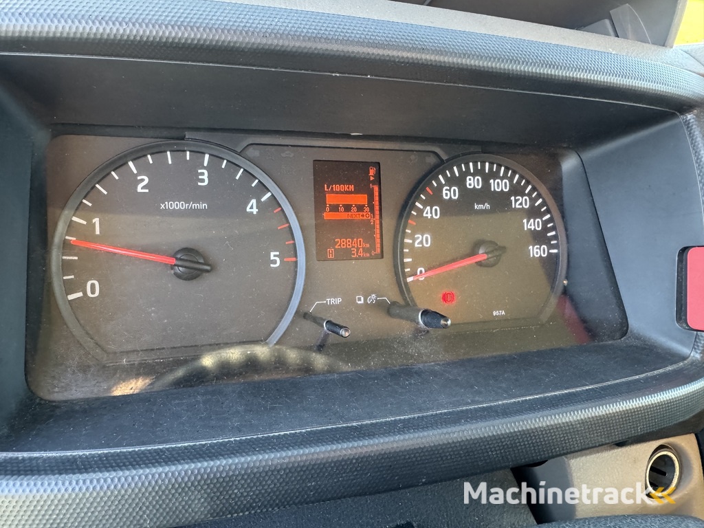 Nissan Cabstar KLUBB K26 Arbeitsbuhne Autohoogwerker 11.8mtr werkhoogte 2017 29dkm 1630uur