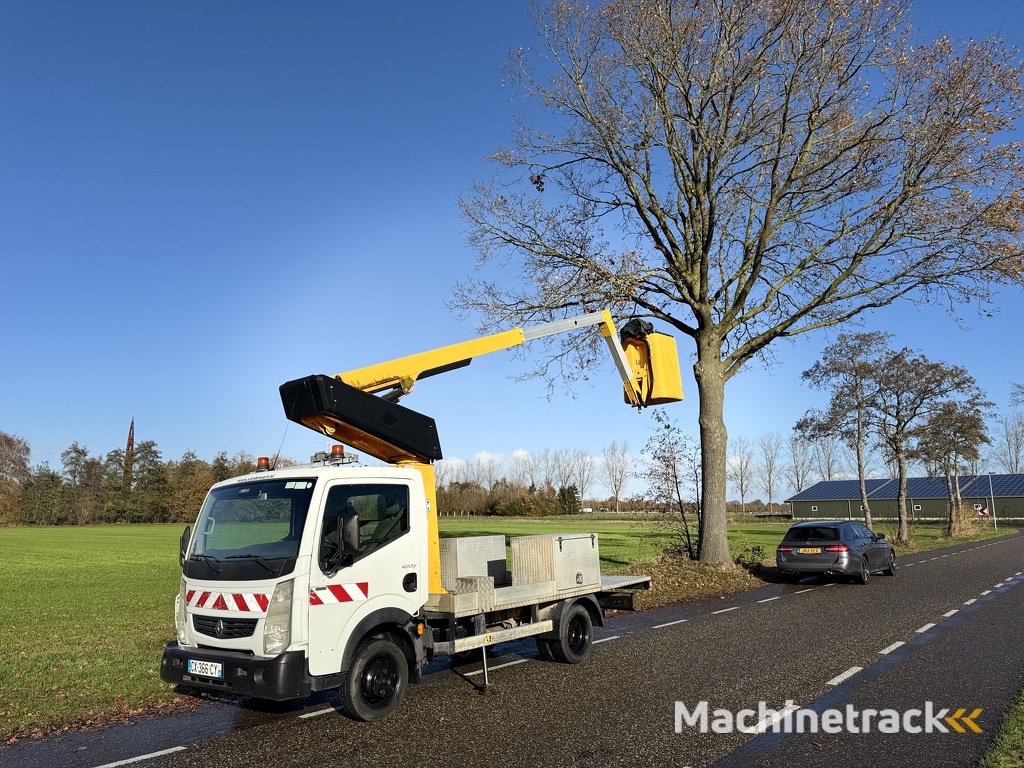 Renault Maxity  Arbeitsbuhne Autohoogwerker 11mtr werkhoogte 2013 67dkm 2400uur