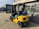 Minituur van Komatsu FG25HT-16R Triplo 470 Freelift / Sideshift / Vorkversteller LPG 2008