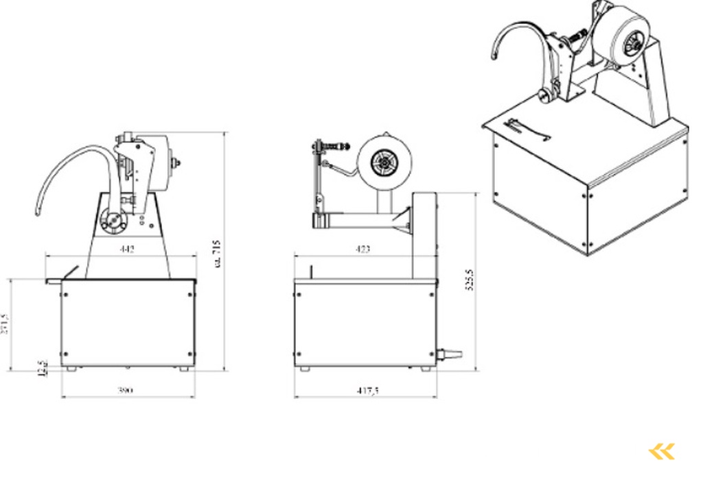 Cyklop Axro FQC2 binding machine
