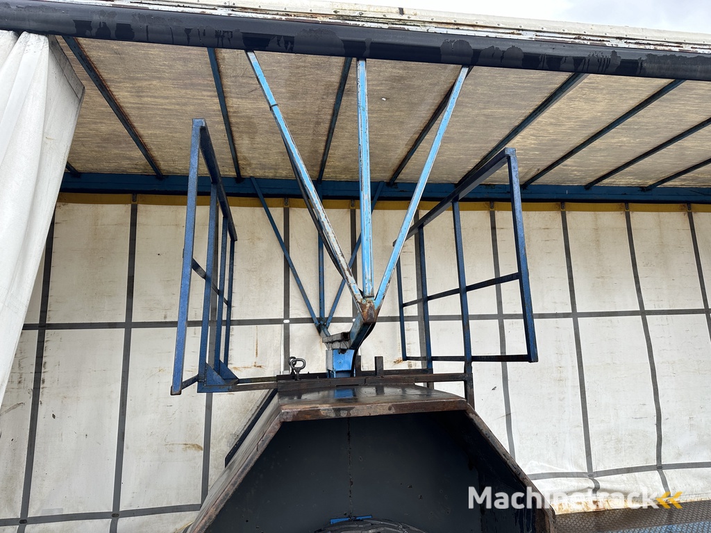 Harvesting trailer 8 pallets without brakes