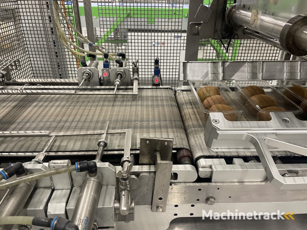 G. Mondini E 350 VG top seal verpakkingsmachine met ontnester