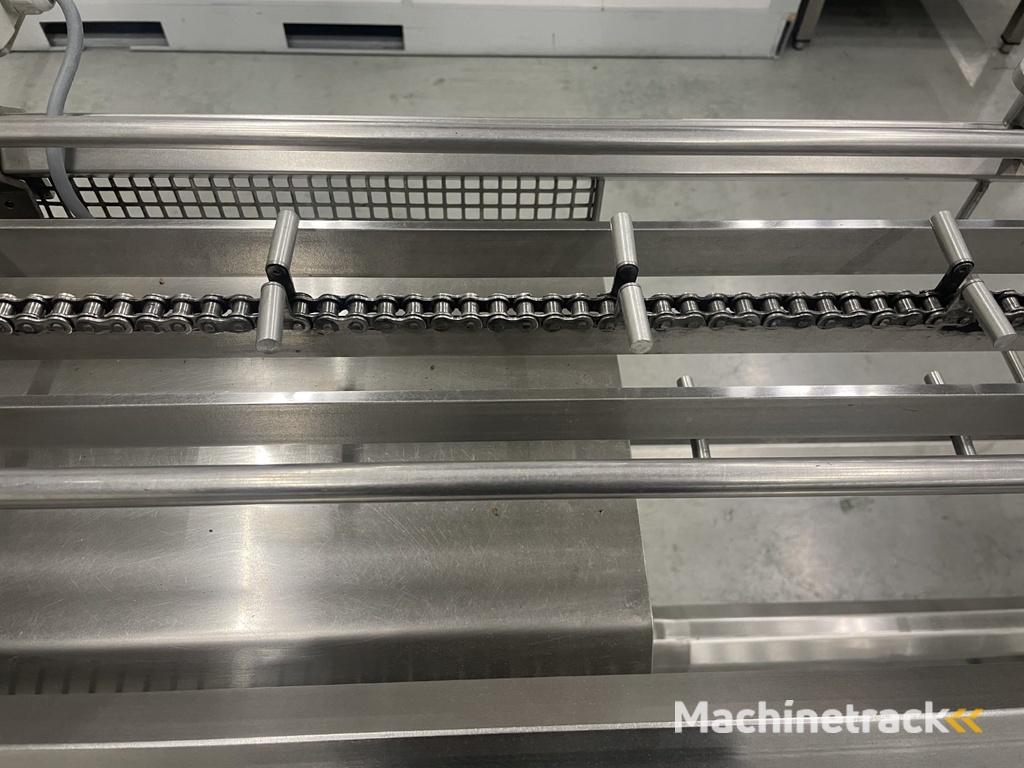 G. Mondini E 350 VG top seal verpakkingsmachine met ontnester