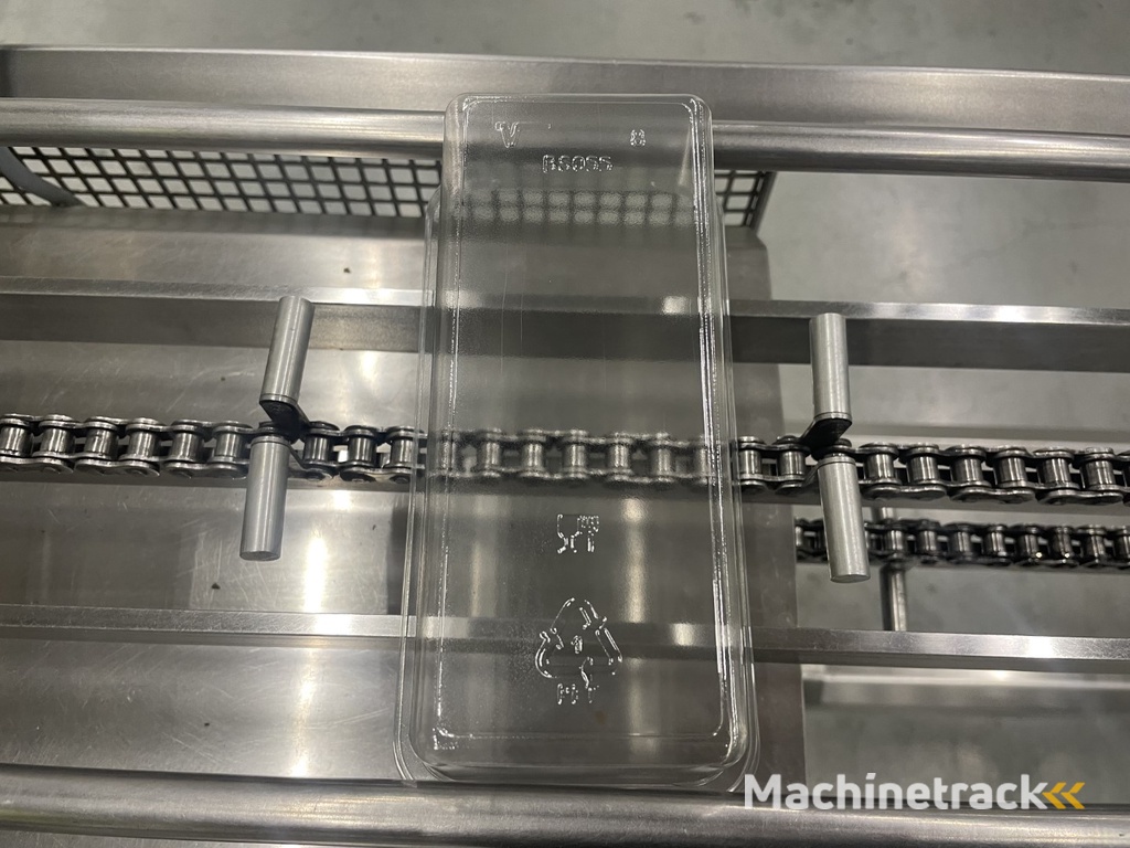 G. Mondini E 350 VG top seal verpakkingsmachine met ontnester