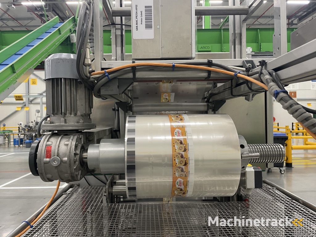 G. Mondini E 350 VG top seal verpakkingsmachine met ontnester