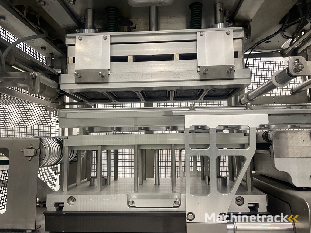 G. Mondini E 350 VG top seal verpakkingsmachine met ontnester