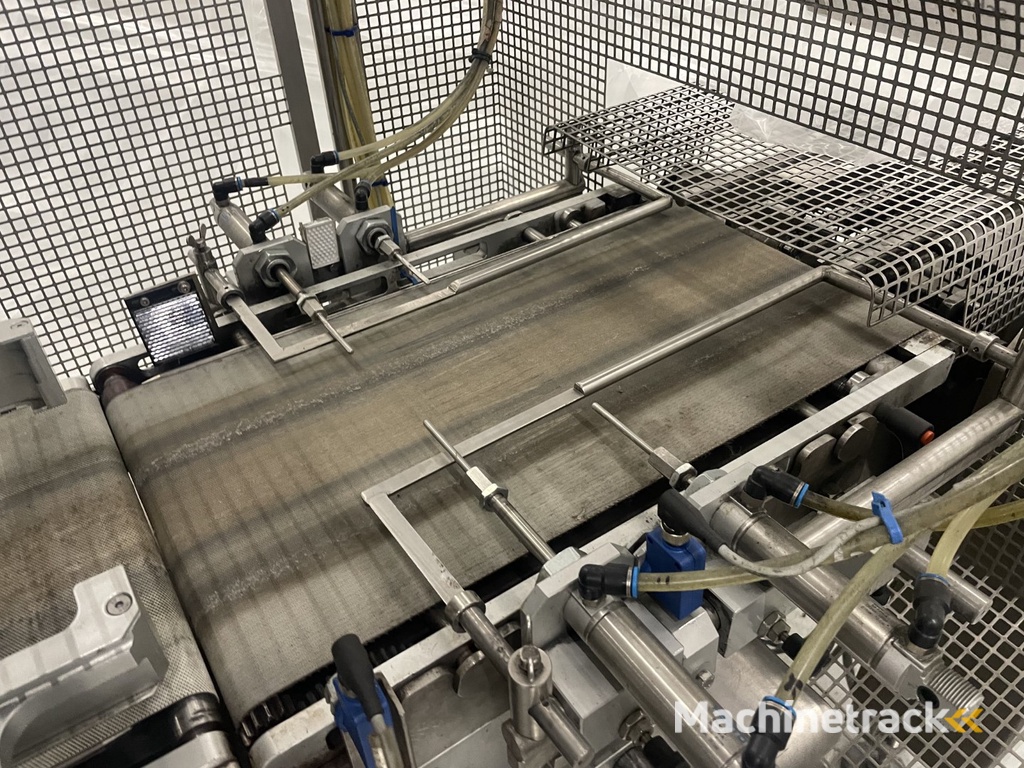 G. Mondini E 350 VG top seal verpakkingsmachine met ontnester