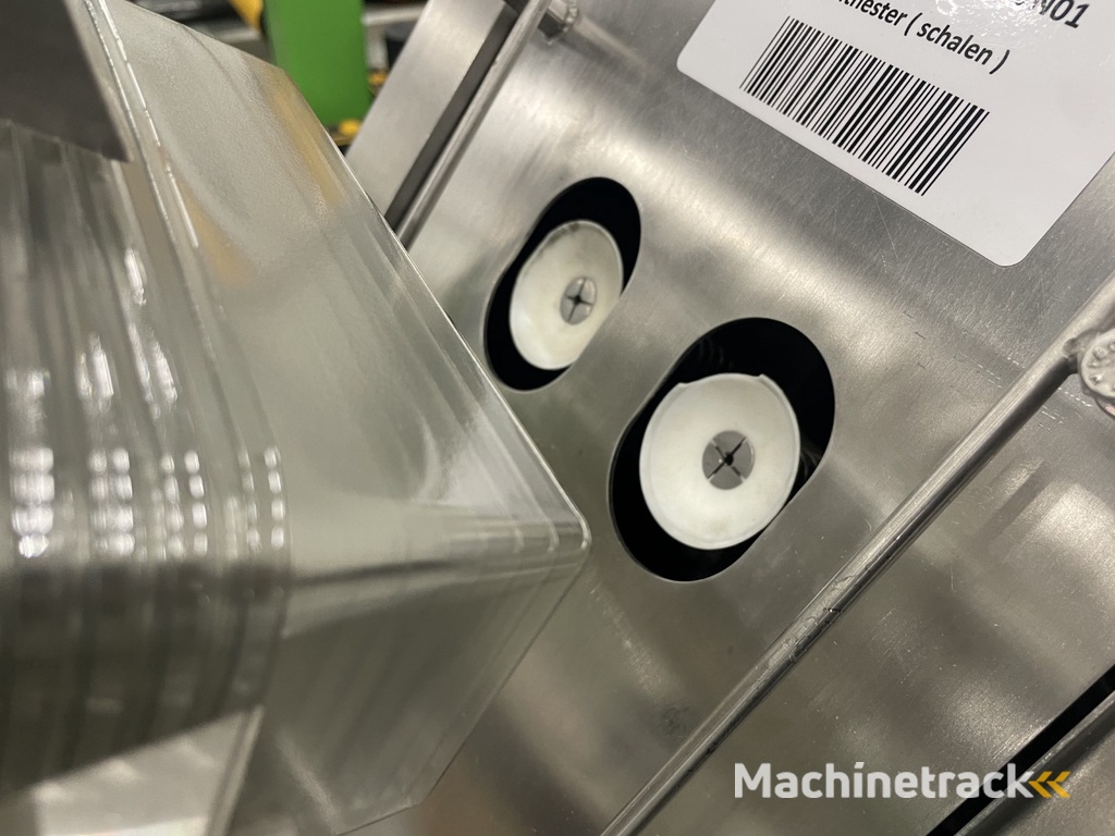 G. Mondini E 350 VG top seal verpakkingsmachine met ontnester