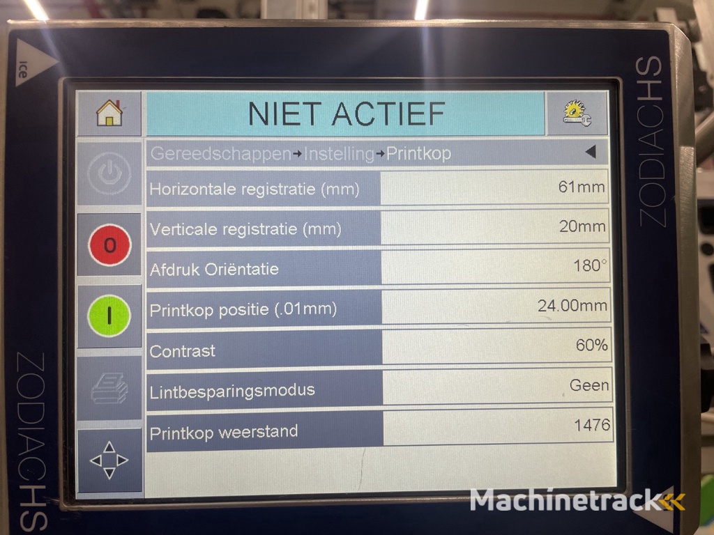 G. Mondini E 350 VG top seal verpakkingsmachine met ontnester