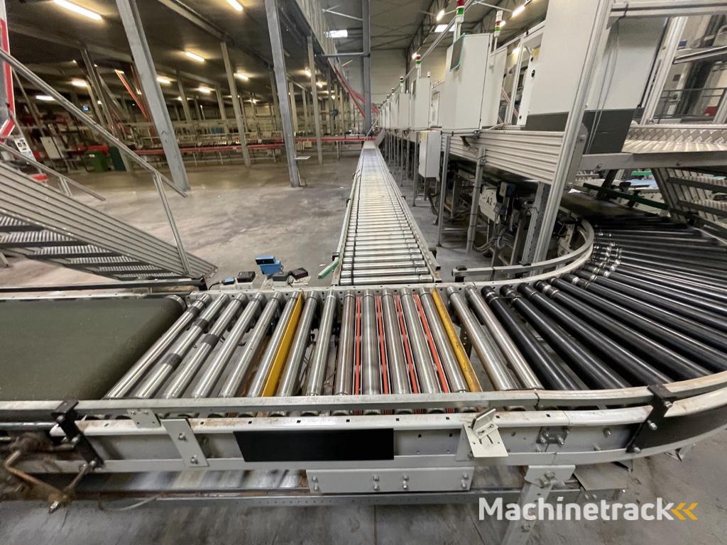 Sorma PAL 108D palletiser installation with 3 palletisers