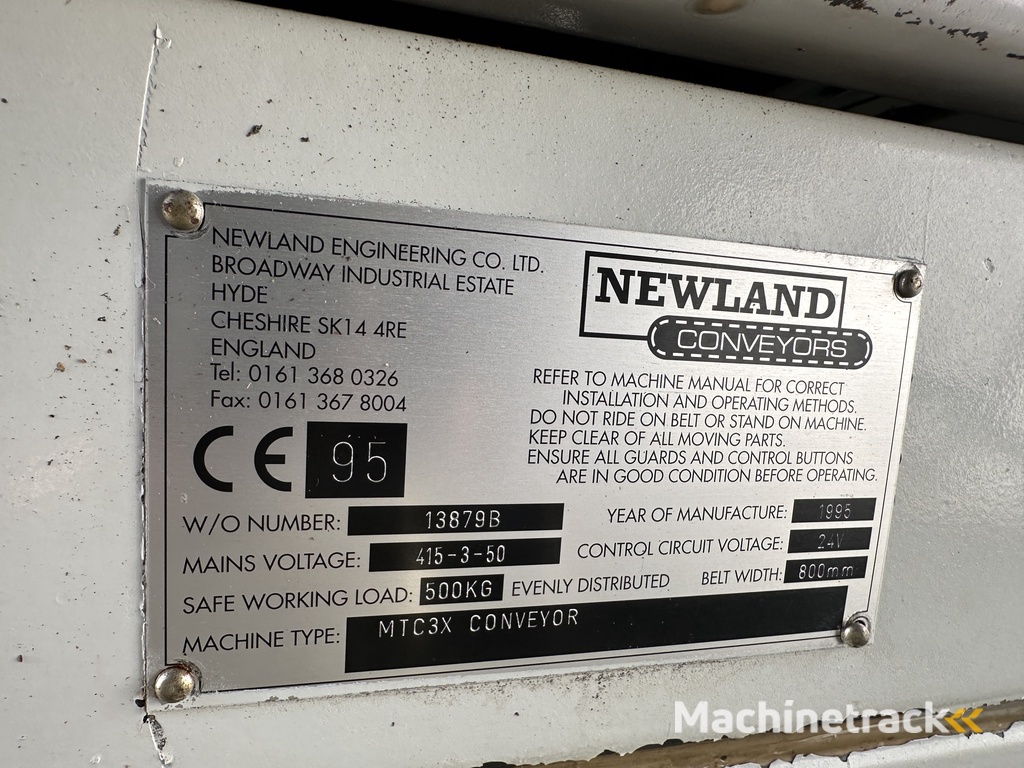 Newland conveyors MTC3X Teleskopförderer zum Be- und Entladen von Containern