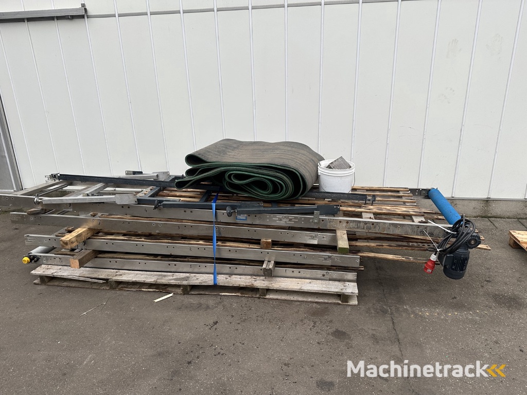 ZTI mechatronics Förderband Edelstahl 1130 x 70 cm