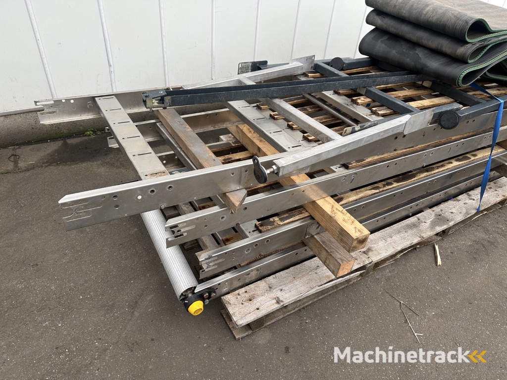 ZTI mechatronics Förderband Edelstahl 1130 x 70 cm