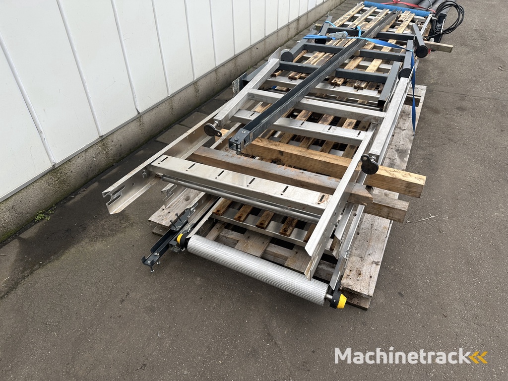 ZTI mechatronics Förderband Edelstahl 1130 x 70 cm