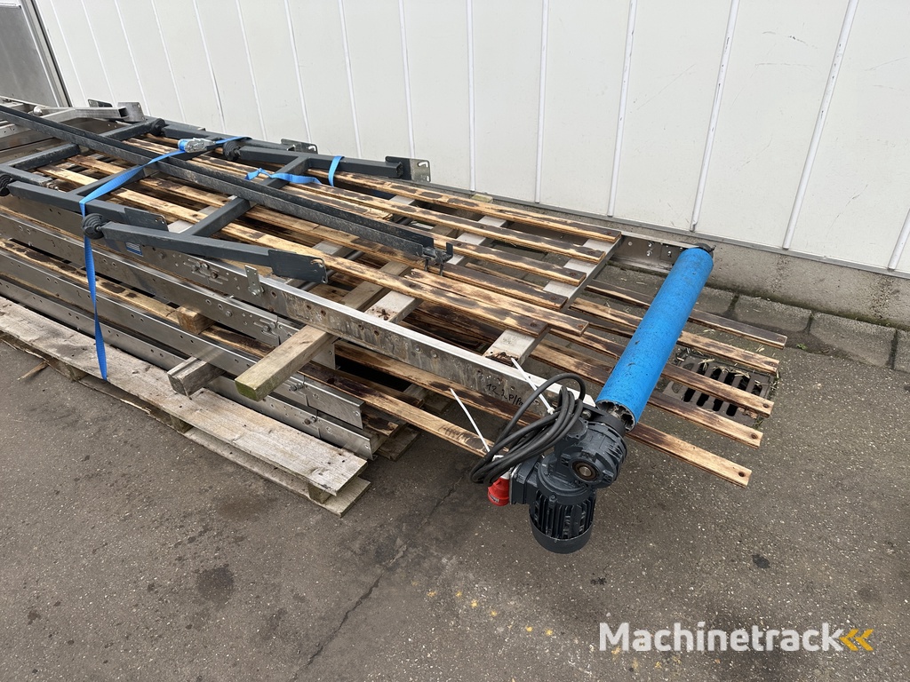ZTI mechatronics Förderband Edelstahl 1130 x 70 cm