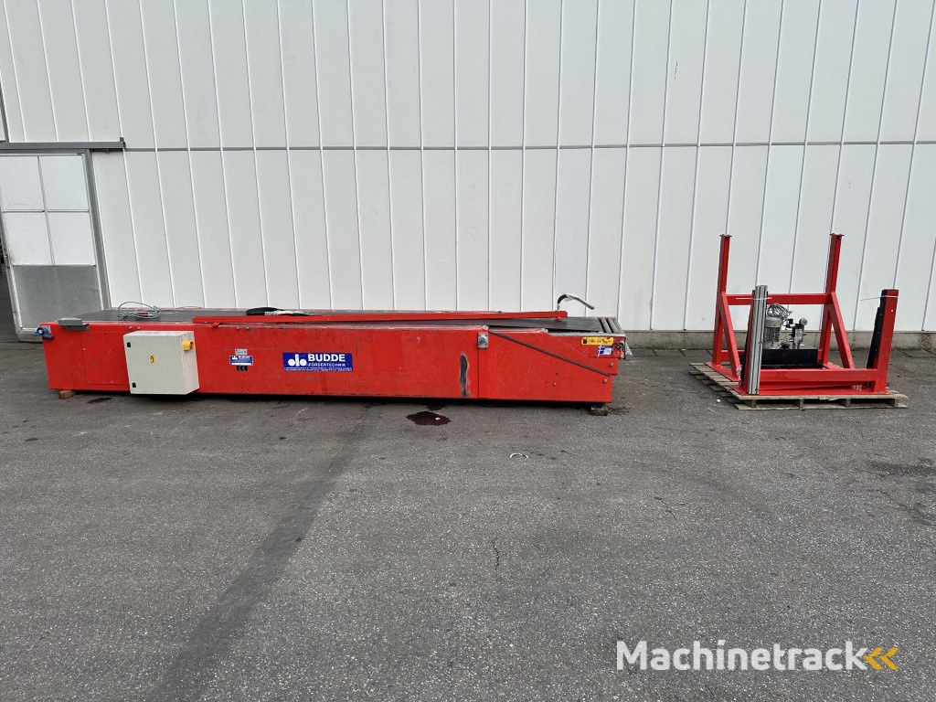 Budde Förderband Teleskopförderer zum Be- und Entladen von Containern 500 bis 1150 cm