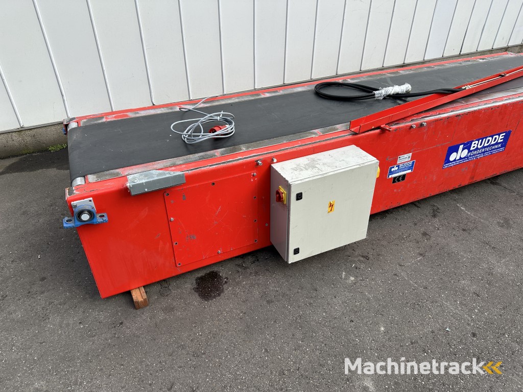 Budde Förderband Teleskopförderer zum Be- und Entladen von Containern 500 bis 1150 cm