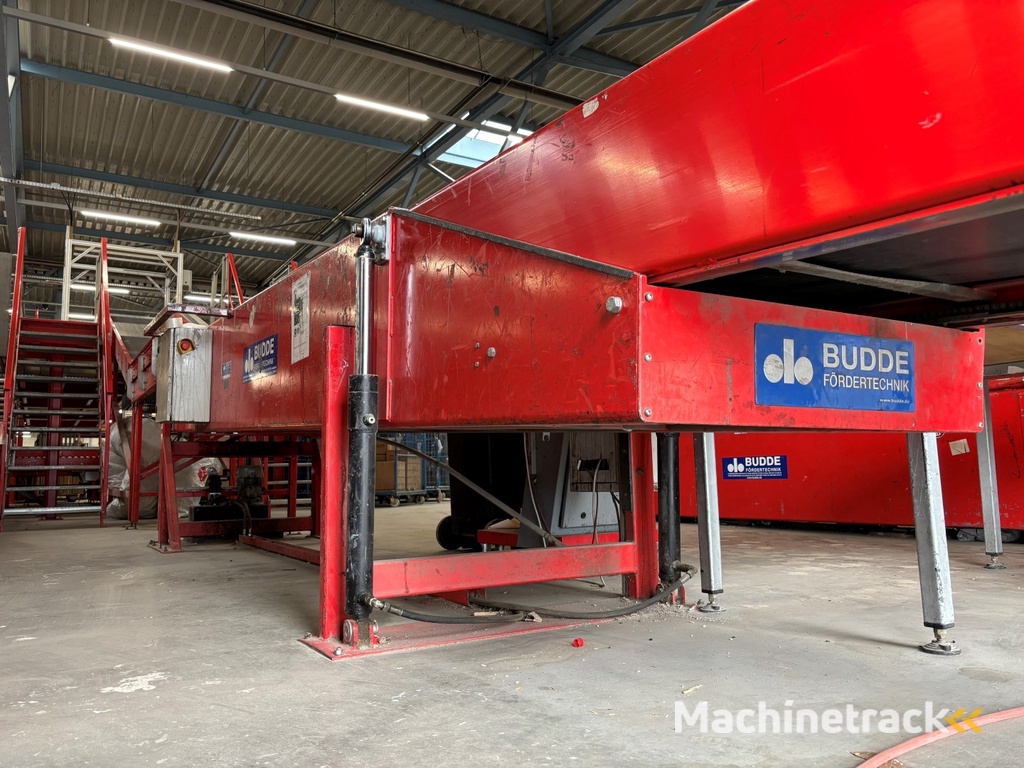 Budde Förderband Teleskopförderer zum Be- und Entladen von Containern 500 bis 1150 cm