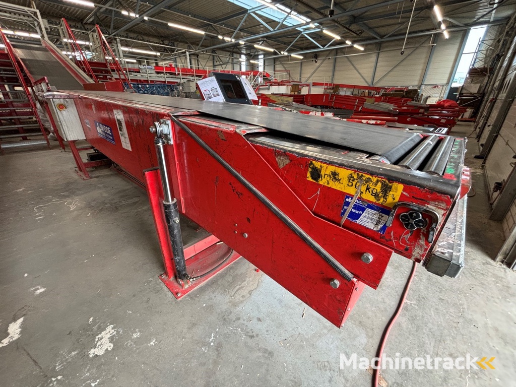 Budde Förderband Teleskopförderer zum Be- und Entladen von Containern 500 bis 1150 cm