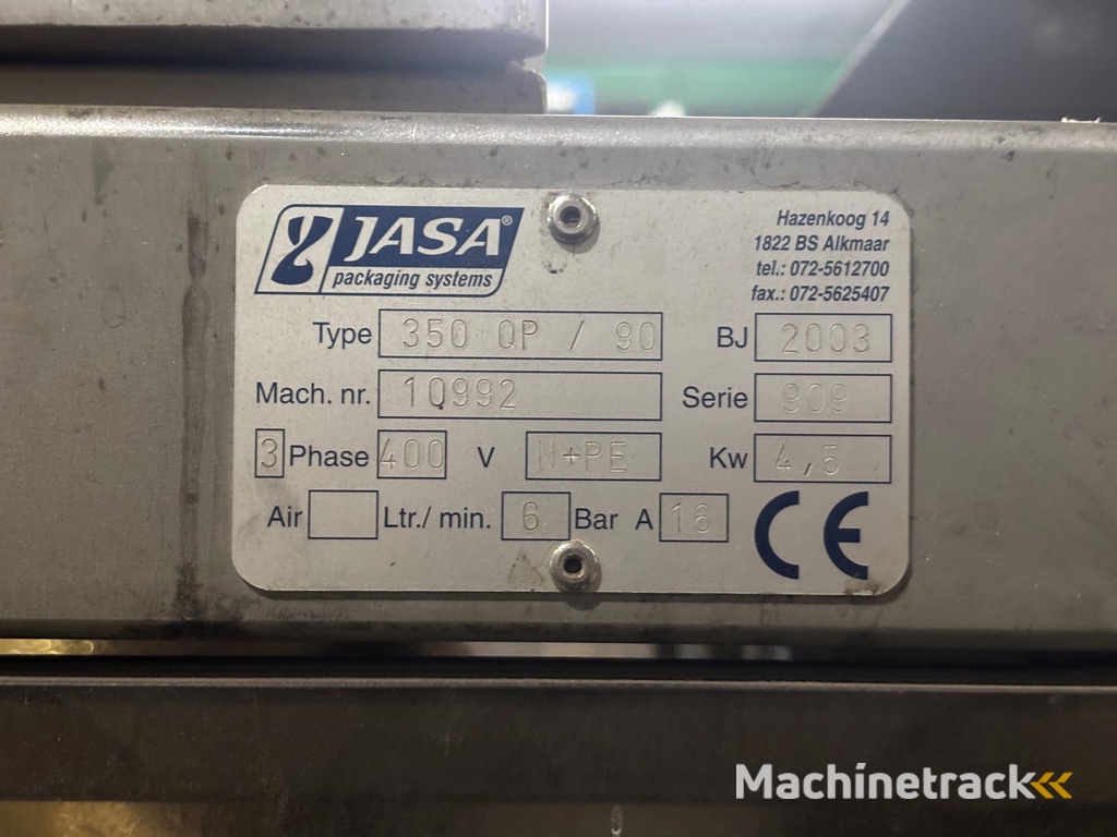 Jasa J350 QP Verticale Form-Fill-Seal (VFFS) verpakkingsmachine 2003